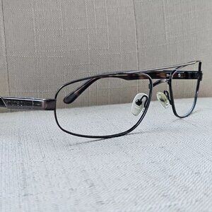Stetson Men Eyeglasses/Sunglasses Frame Brown Tone Wrap Glasses